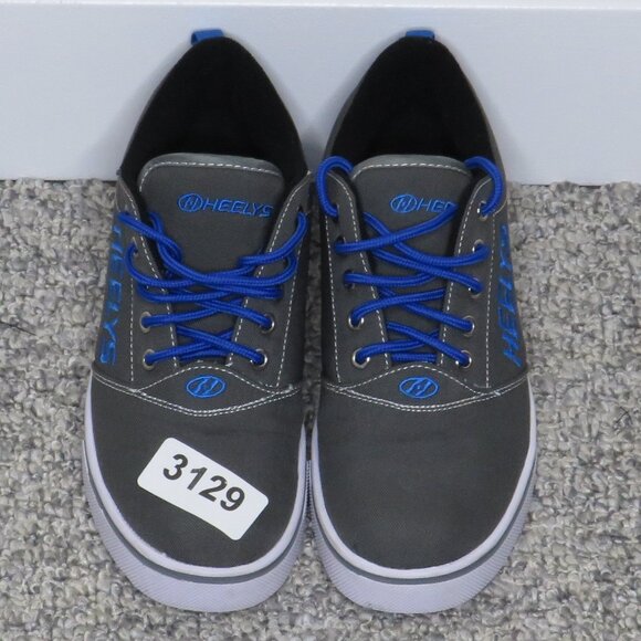 Heelys* Original Single Rear PRO 20 Wheel Gray/Blue Skate Shoes~ Size YTH 6 USA - Picture 11 of 11